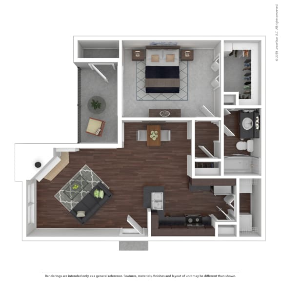 A3 Floor Plan at Infinity on the Mark, Dallas, TX